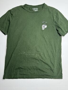 Taco Tuesday Mens L Good Vibes 1996 Skull Graphic T Shirt Green Streetwear
